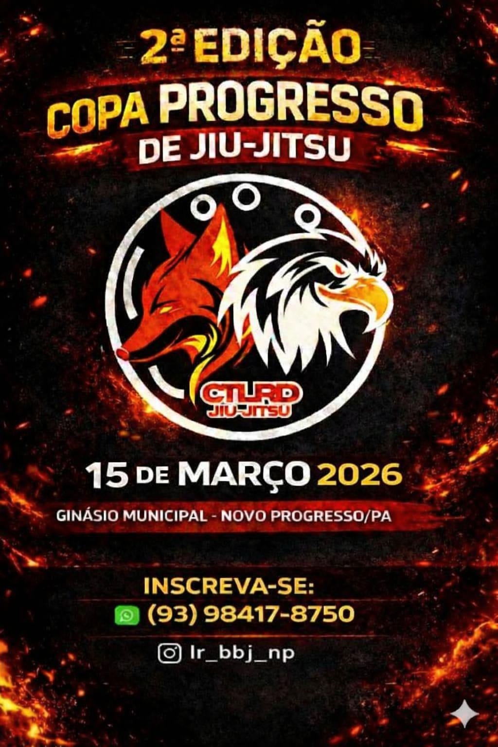 Imagem de divulgação do evento 2° Copa Progresso de jiu-jitsu